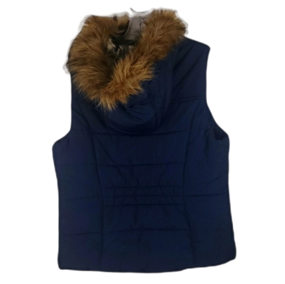 Love Tree Navy Blue Puffer Vest Size Large - Picture 5 of 5